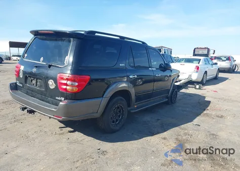 2004 Toyota Sequoia Sr5 V8 from USA, damaged, VIN 5TDZT34A54S220904